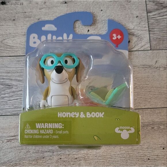 Bluey Figures - Honey with Book - Picture 1 of 2